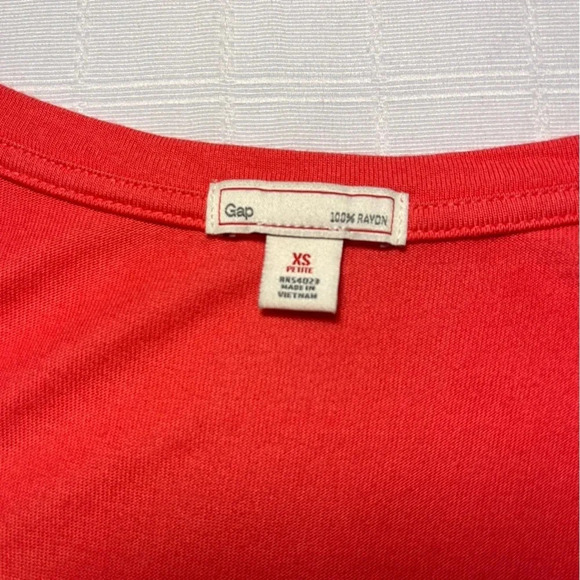 Gap Pink Tie Waist Sleeveless Dress XS High-Low Hem - Picture 3 of 8